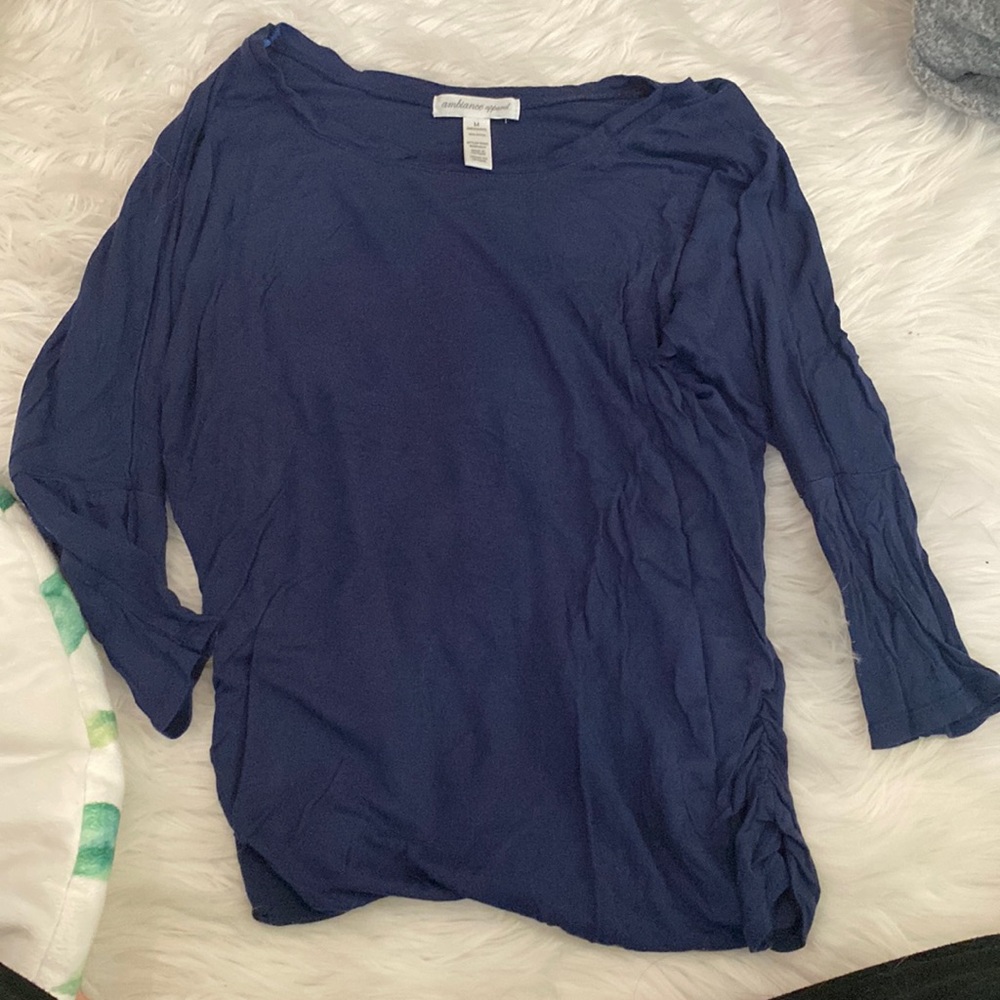 Navy blue shirt